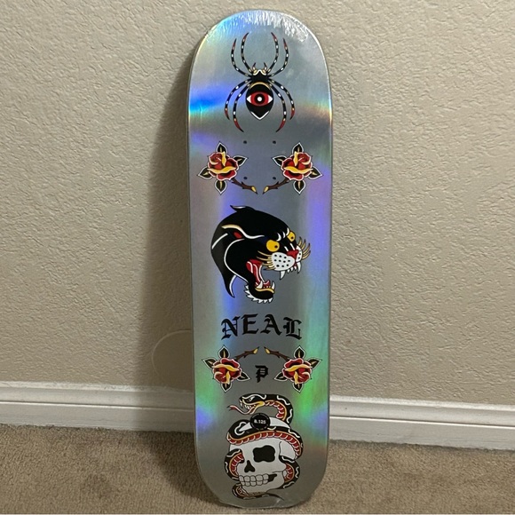 Primitive Robert Neal Streets Holographic Foil Skateboard Deck 8.125” Season 22. - Picture 2 of 10